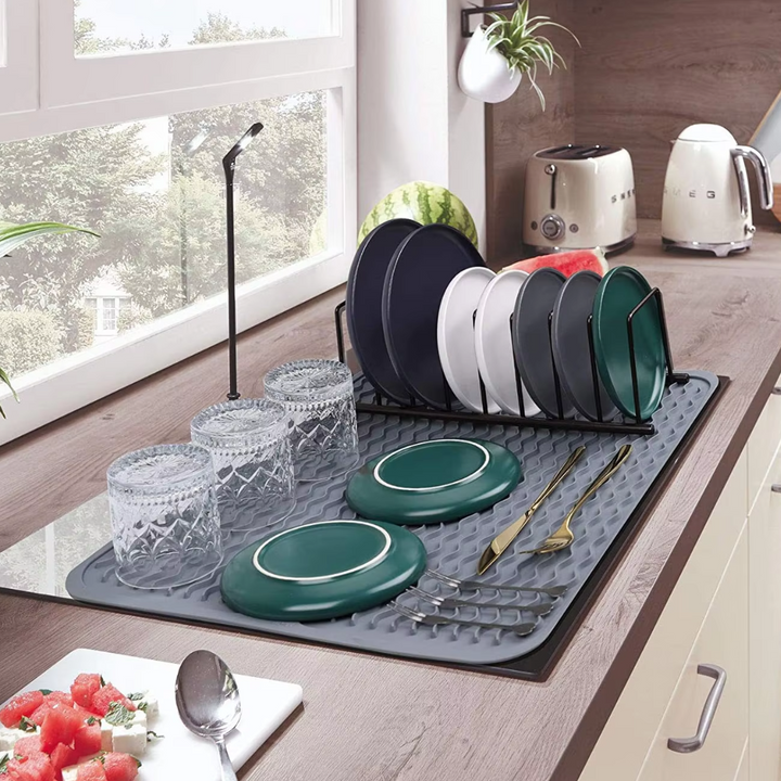 BowLift | KÜCHENWELLA Silicone Kitchen Mat | Heat Resistant & Non-Slip | Dish Mat, Refrigerator & Drawer Liner | BPA-Free & Easy to Clean