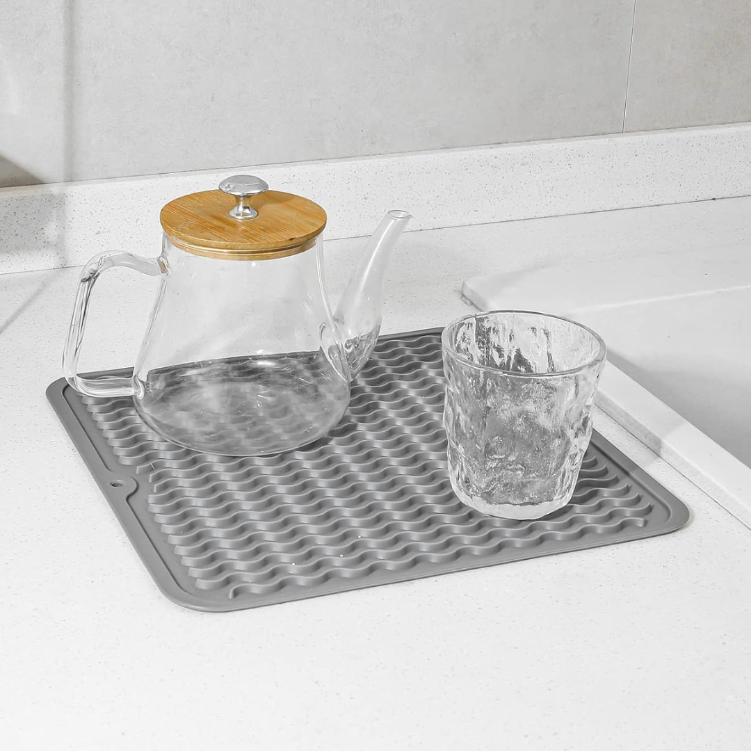 BowLift | KÜCHENWELLA Silicone Kitchen Mat | Heat Resistant & Non-Slip | Dish Mat, Refrigerator & Drawer Liner | BPA-Free & Easy to Clean