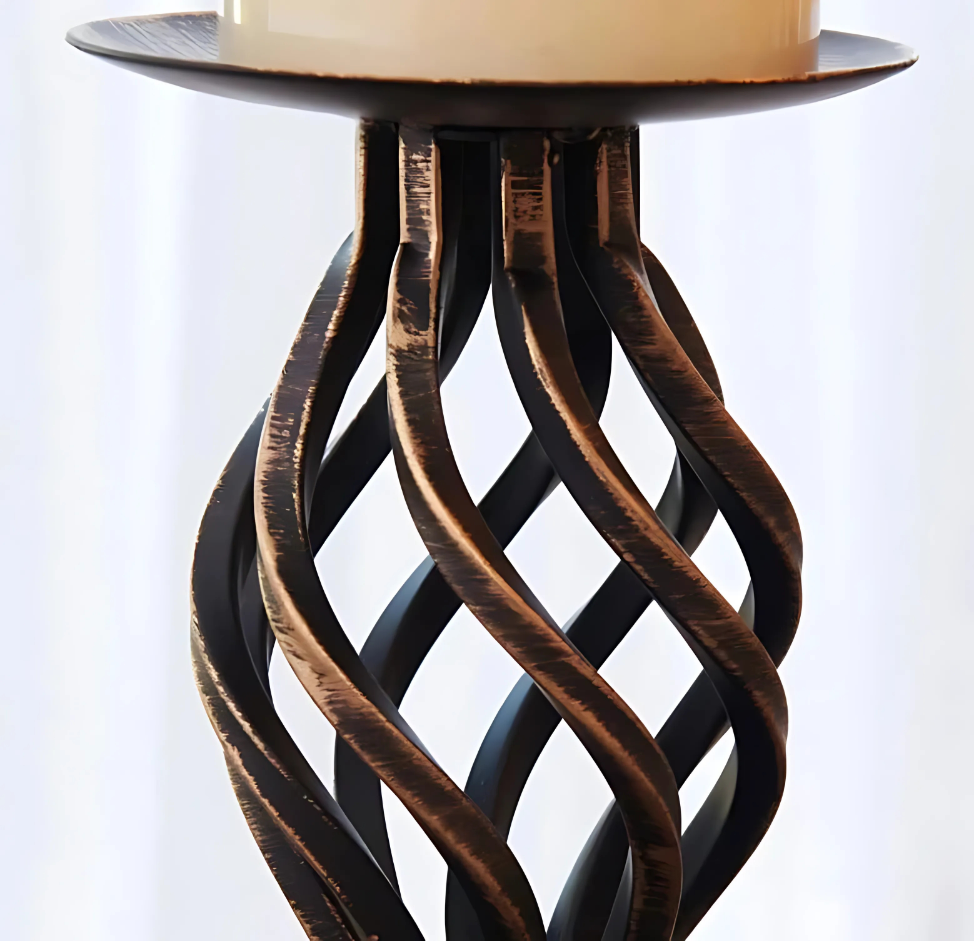 BowLift | NoirGlow – Modern Candle Holder for Elegant & Ambient Lighting