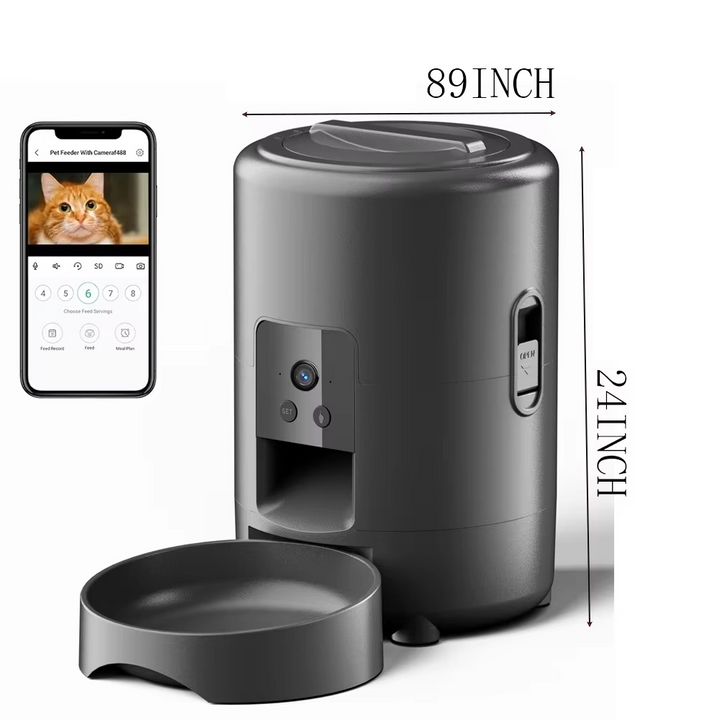 BowLift | Smart 68oz Automatic Pet Feeder with Camera & WiFi Control