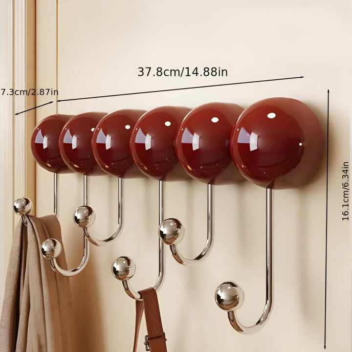 Shower hooks with suction cup – Strong hold without drilling | Perfect for bath and shower | Bowlift