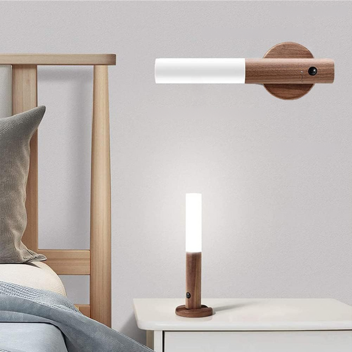 BowLift | Wall Light LED Motion Sensor Wooden Lamp