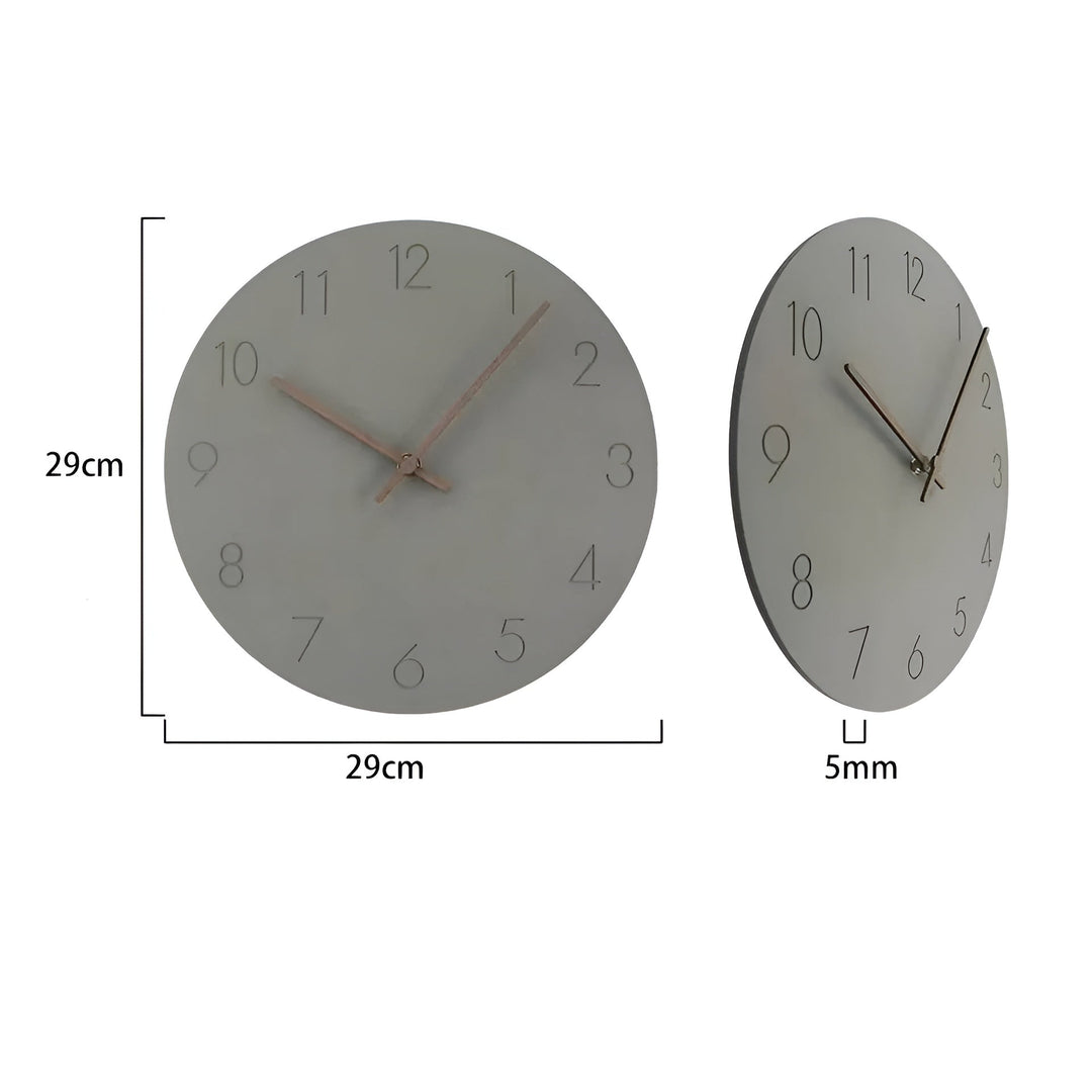 Wooden wall clock – Minimalist design for modern living | Bowlift
