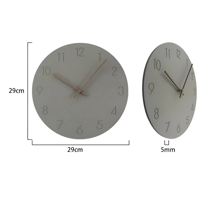 Wooden wall clock – Minimalist design for modern living | Bowlift
