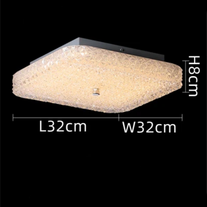 Elegant LED Chandelier – Modern Ceiling Light with Crystal for Living Room and Bedroom | Bowlift