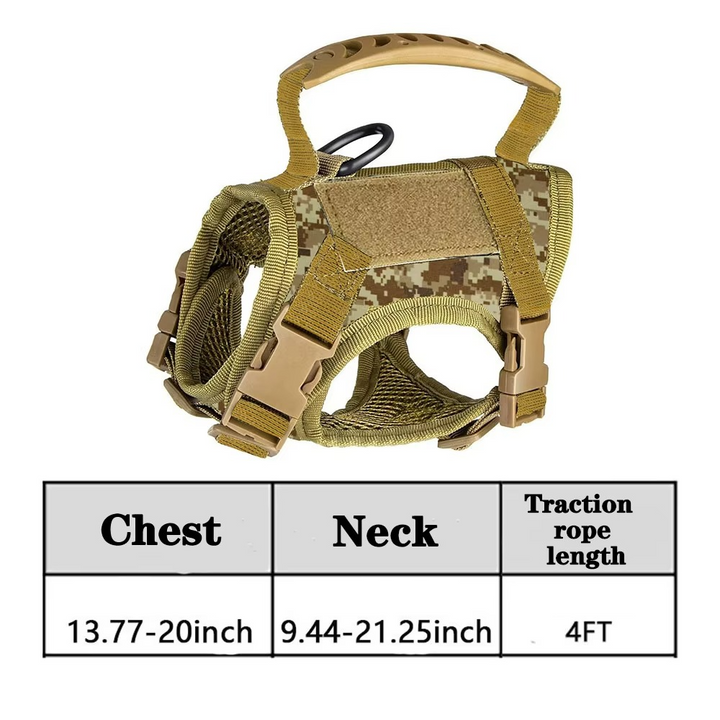 BowLift | Adjustable Tactical Pet Harness with Control Handle for Cats and Large Dogs