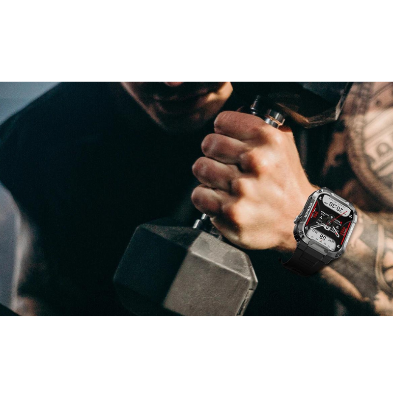 ForceGuard Watch - Sustainable Military Smartwatch for Performance Bowlift