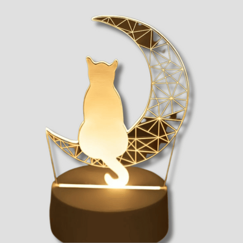 BowLift | LunaCat - 3D Night Lamp with Moon Design