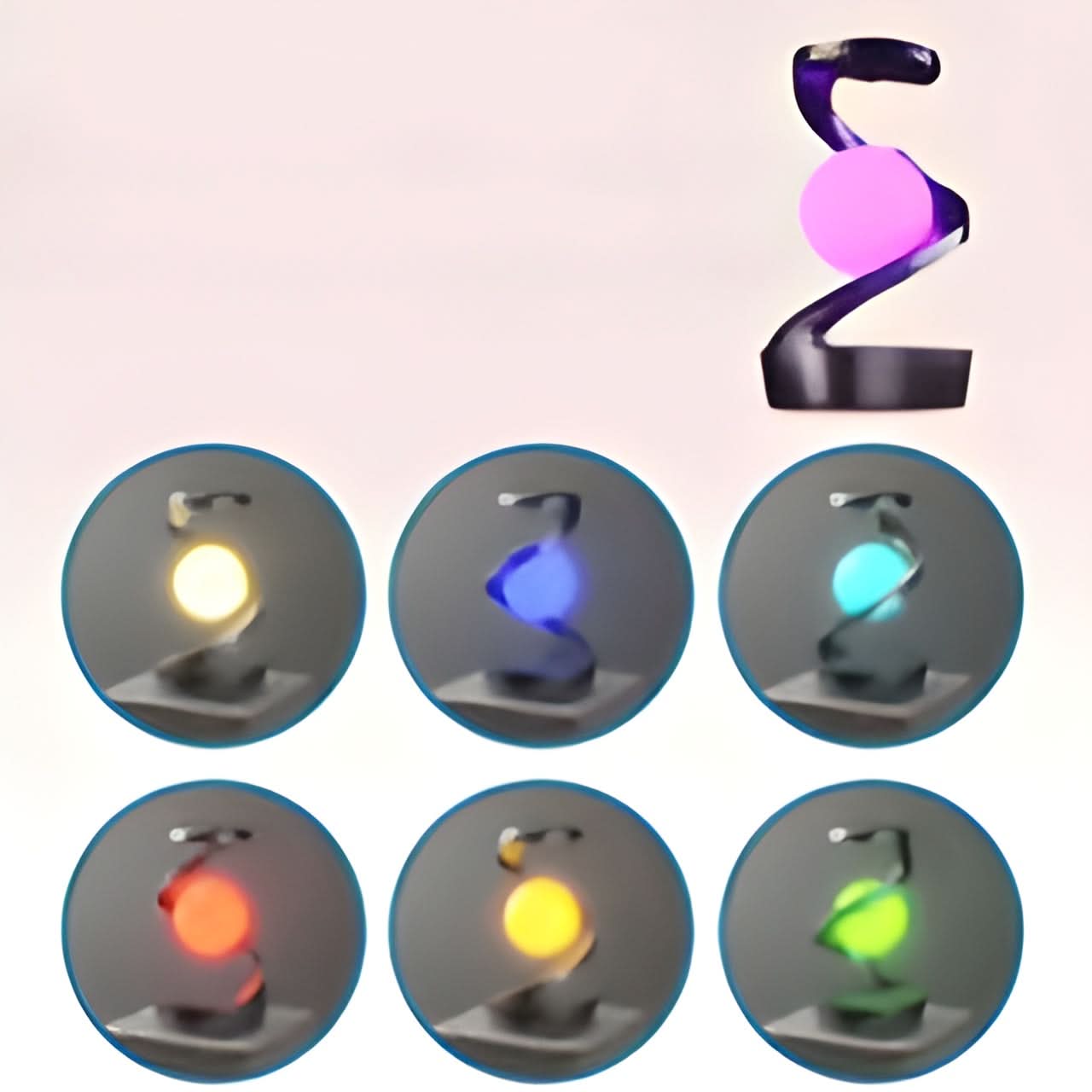 BowLift | LED Table Lamp with Wireless Charging