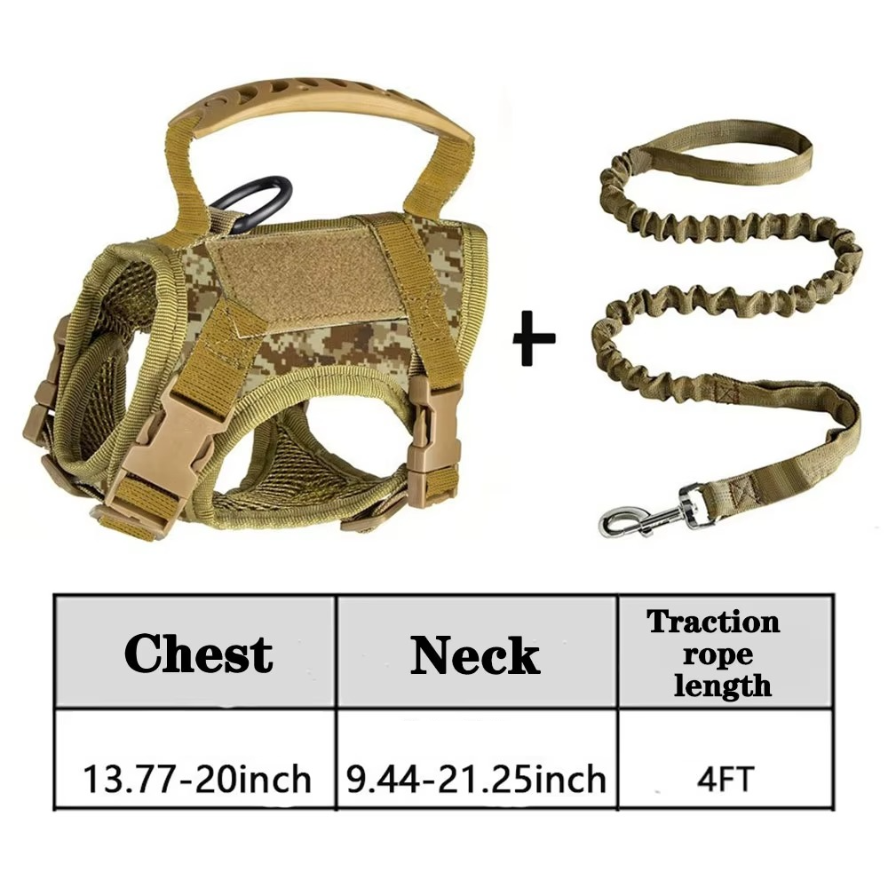 BowLift | Adjustable Tactical Pet Harness with Control Handle for Cats and Large Dogs