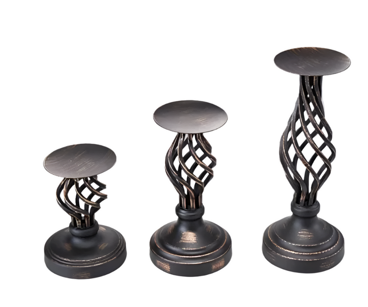 BowLift | NoirGlow – Modern Candle Holder for Elegant & Ambient Lighting