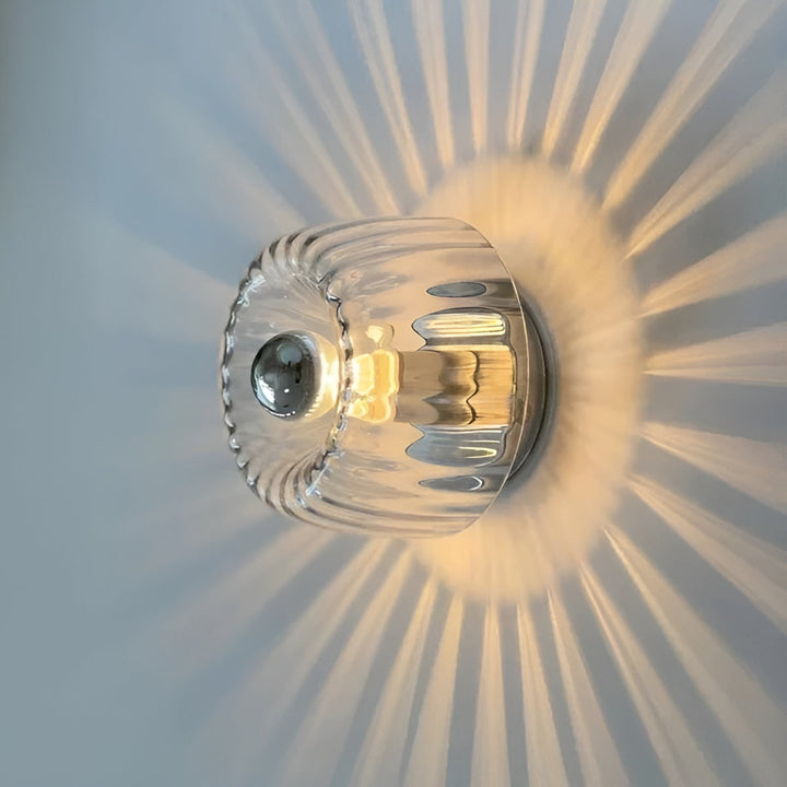 BowLift | ScandiElegance Wall Lamp – Modern Glass Lighting with Bauhaus Charm