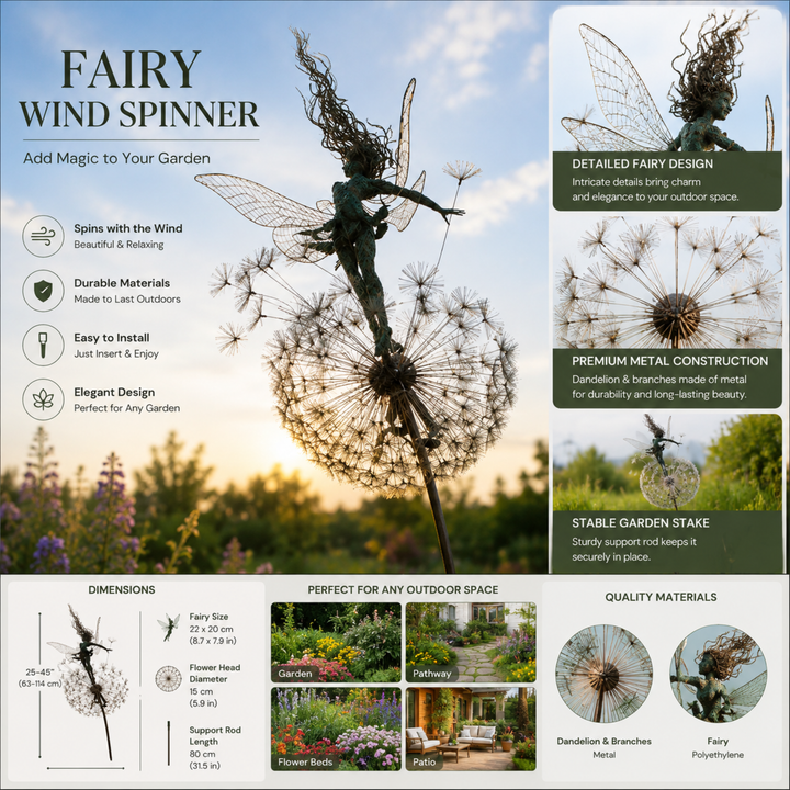 BowLift | Dancing Fairy Statue Steel - FairyDancer™