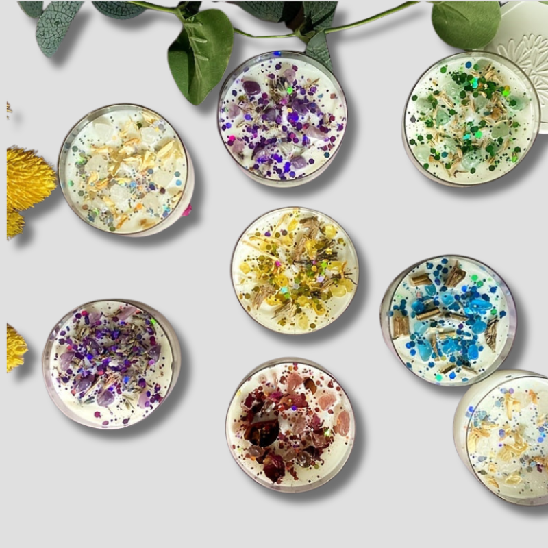 BowLift | ScentedGem - Luxury Crystal-Infused Floral Candles