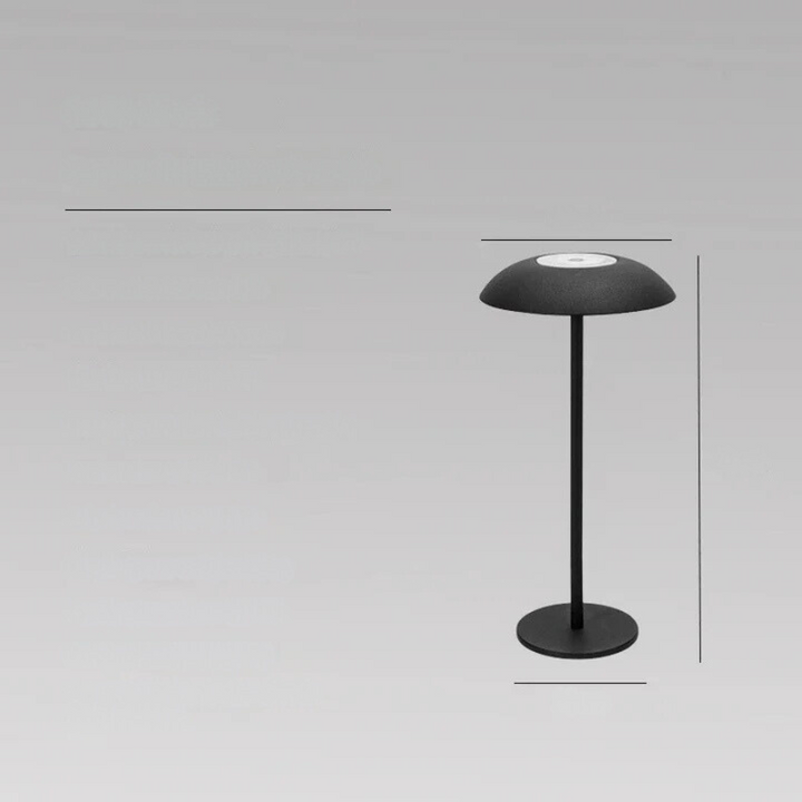 WarmTouch - Wireless Rechargeable Table Lamp with Touch Control Bowlift