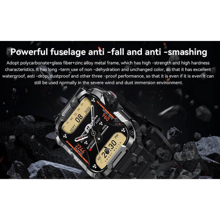ForceGuard Watch – Military Quality Smartwatch for Daily Use Bowlift