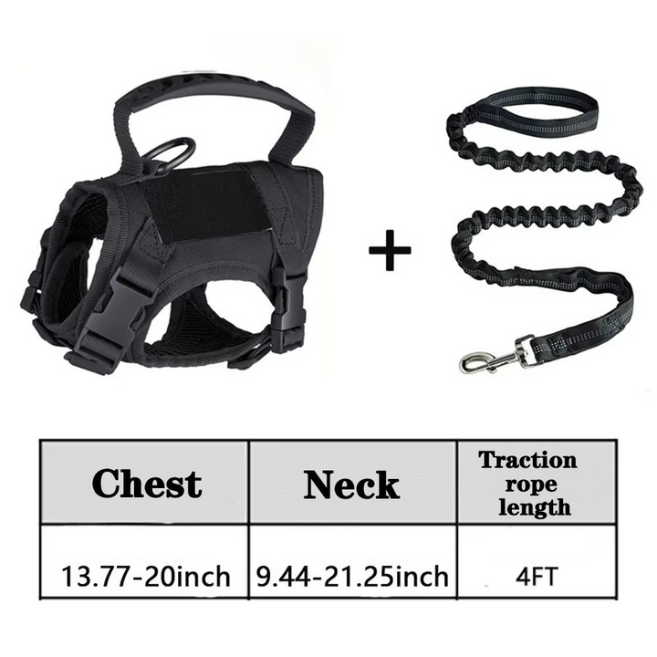BowLift | Adjustable Tactical Pet Harness with Control Handle for Cats and Large Dogs
