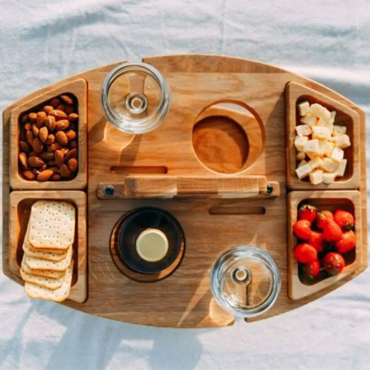 BowLift | Eindhoven Foldable Wooden Portable Wine Table