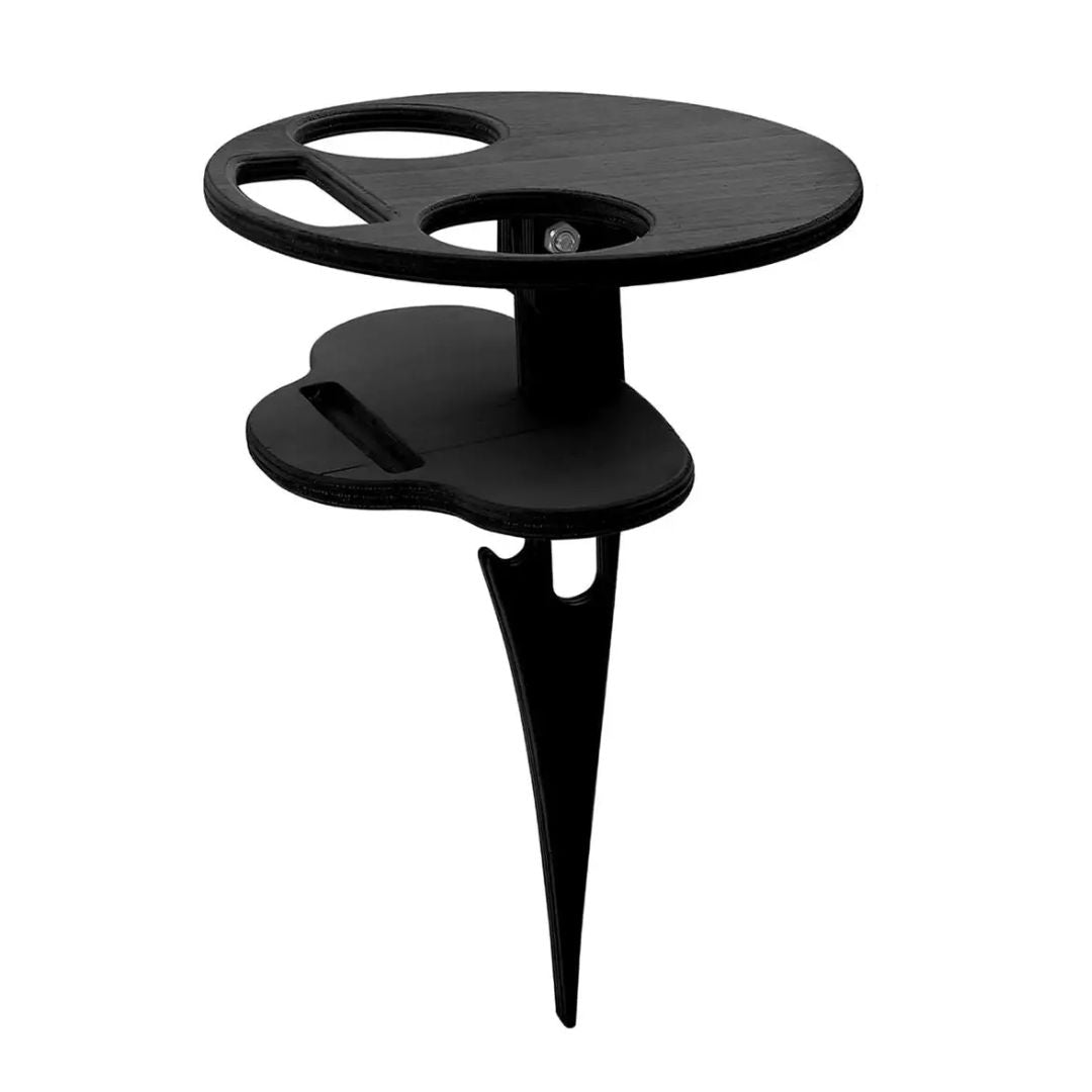 WineGlow Table - Double Portable Wine Table Bowlift
