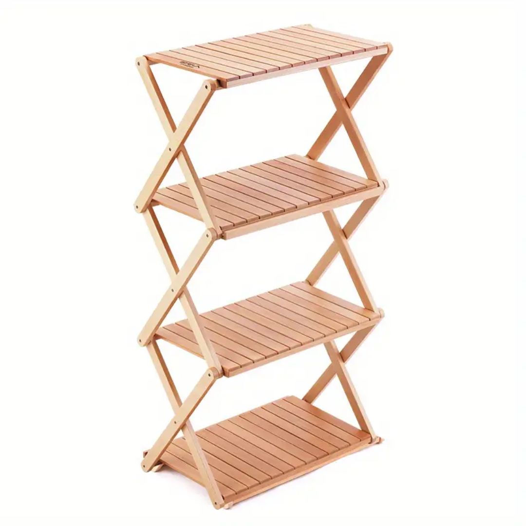 BowLift | Wooden foldable stand multiple times Easy to carry and use