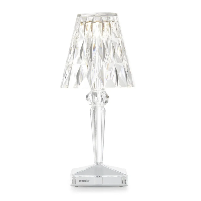 CrystalLuxe Table Lamp - Elegant Crystal Table Lighting Bowlift