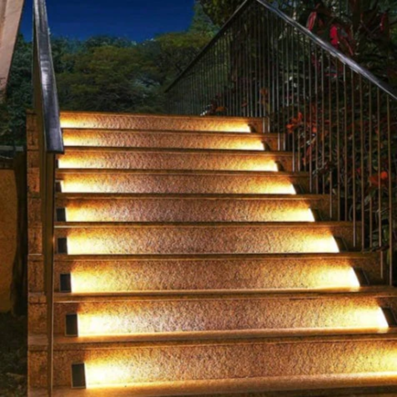 SolarGlow Light - Sustainable Solar Energy Stair Lighting Bowlift