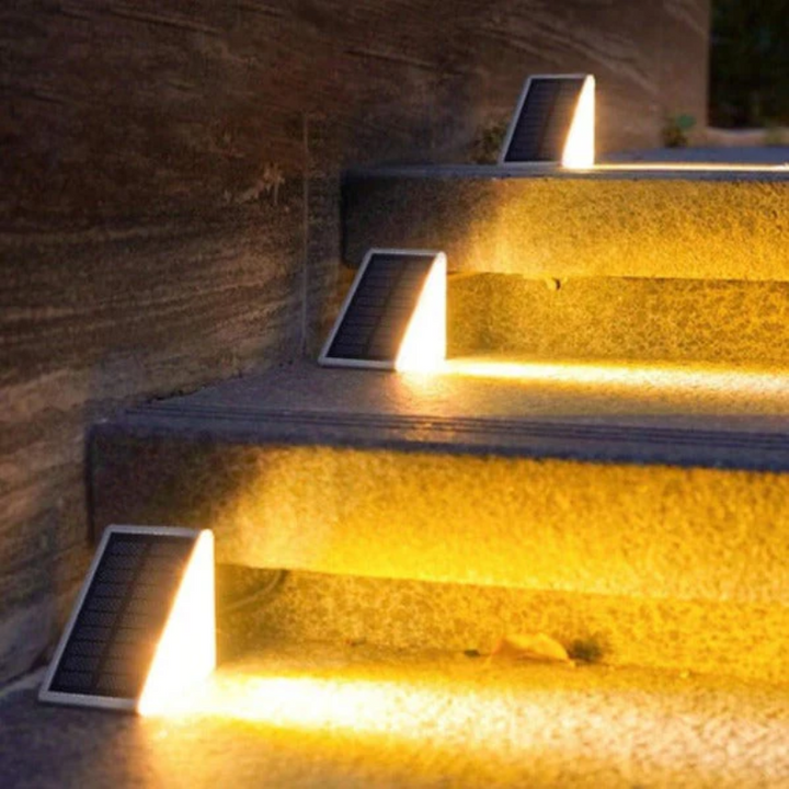 SolarGlow Light - Sustainable Solar Energy Stair Lighting Bowlift