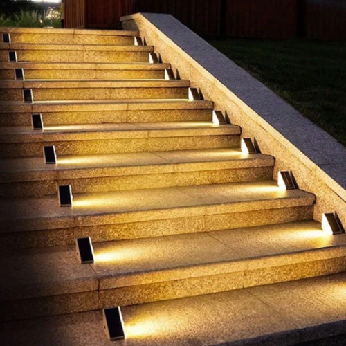 SolarGlow Light - Sustainable Solar Energy Stair Lighting Bowlift