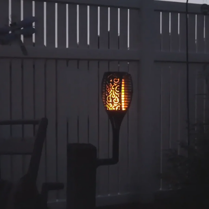SolarFlame Garden Torches – Sustainable LED Garden Lighting | Bowlift