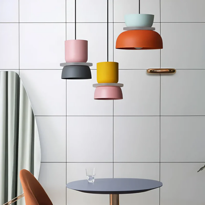 BowLift | VividGlow – Colourful Macaron LED Pendant Light | Modern, Stylish & Energy-Efficient