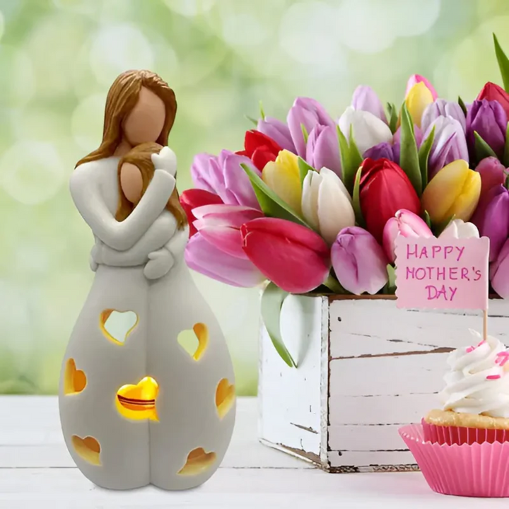 EternalBond - Stylish Mother and Daughter Candle Holder Bowlift