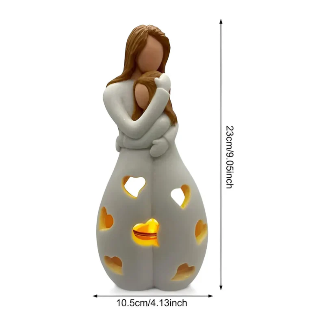 EternalBond - Stylish Mother and Daughter Candle Holder Bowlift