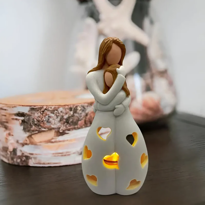 EternalBond - Stylish Mother and Daughter Candle Holder Bowlift