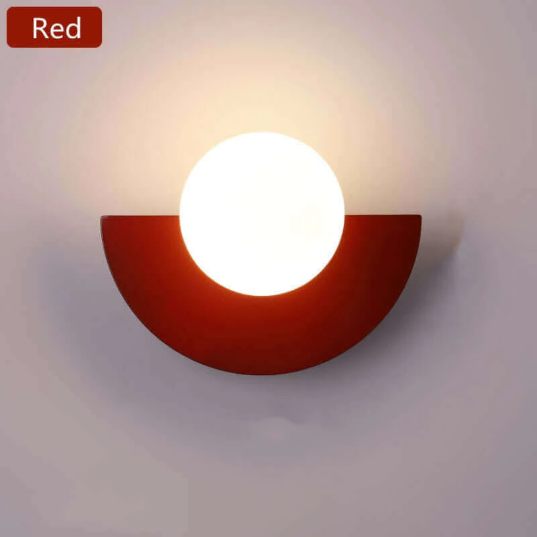 Metal Half Moon Wall Lamp - LunaMetal | Bowlift