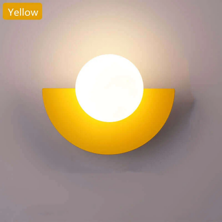 Metal Half Moon Wall Lamp - LunaMetal | Bowlift