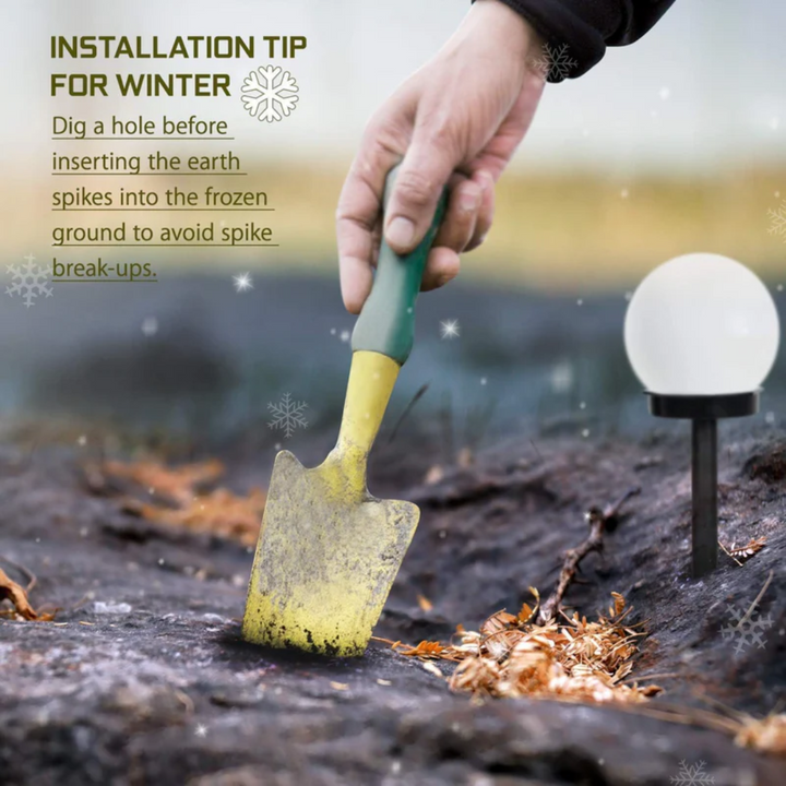 BowLift | 3 Pieces Waterproof LED Solar Ball Garden Lighting - SunLuxe Orbs