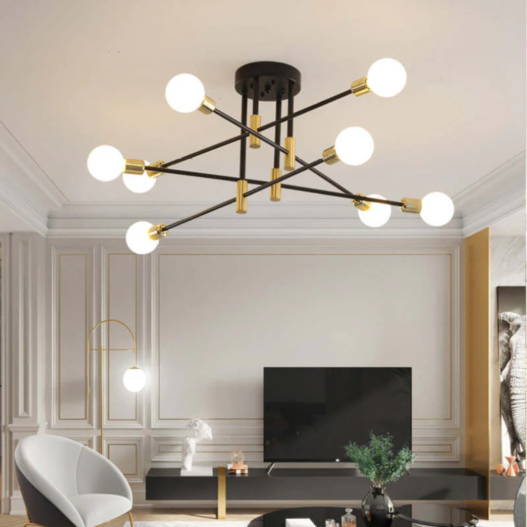 Luxury LED Ceiling Lamp for Living Room Bowlift