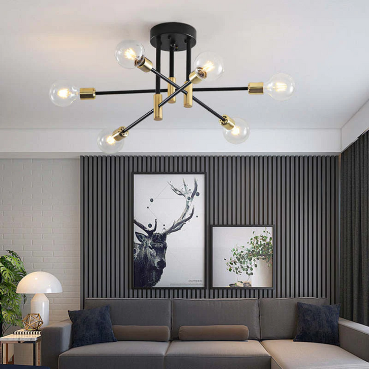 Luxury LED Ceiling Lamp for Living Room Bowlift