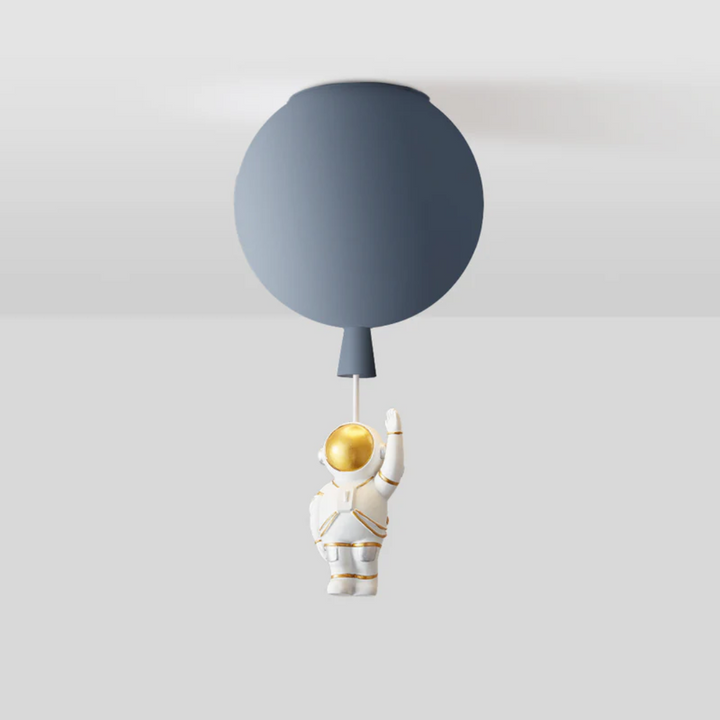 BowLift | Trendy Moon/Astronaut Kids Room LED Ceiling Lamp - CosmoGlow