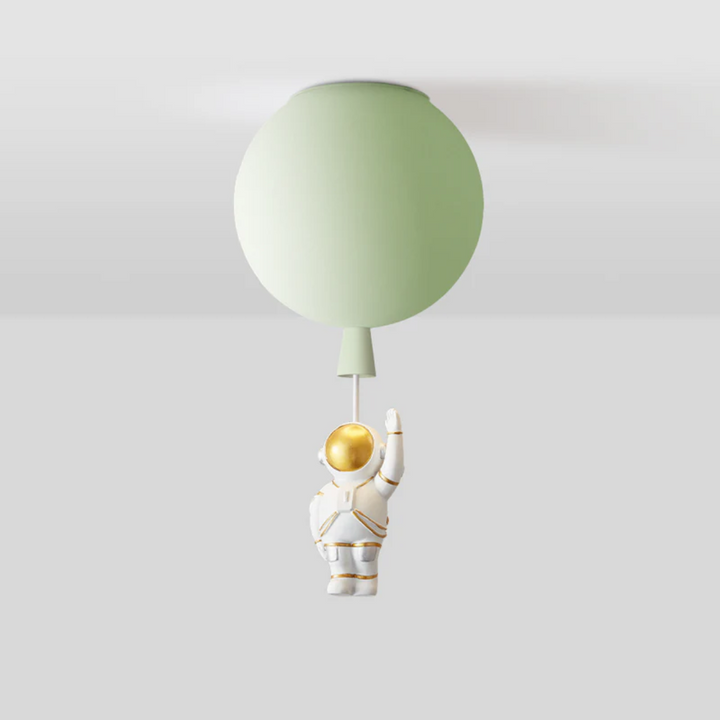 BowLift | Trendy Moon/Astronaut Kids Room LED Ceiling Lamp - CosmoGlow