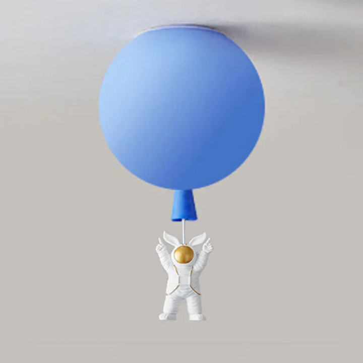 BowLift | Trendy Moon/Astronaut Kids Room LED Ceiling Lamp - CosmoGlow