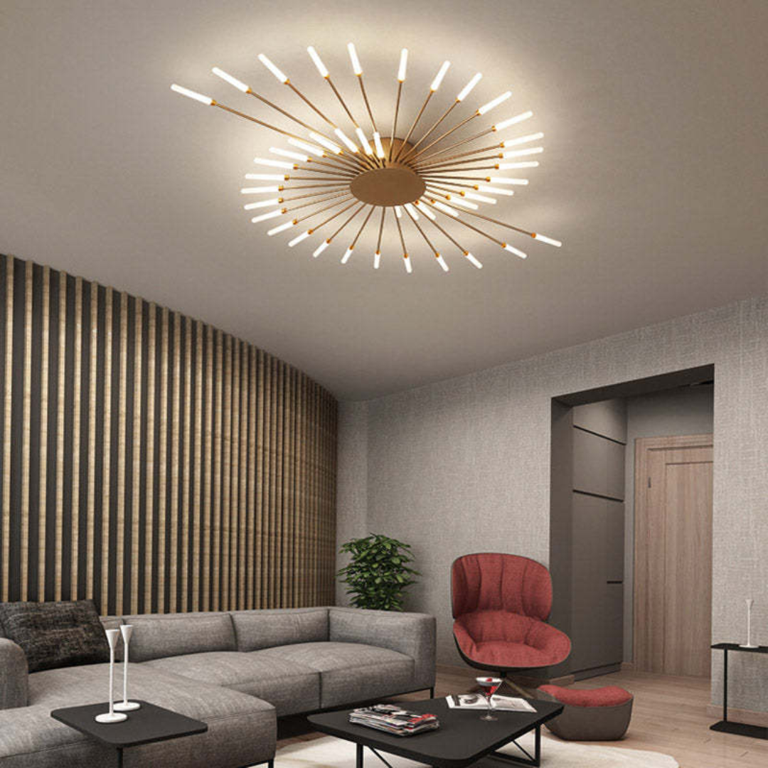 BowLift | Modern Large LED Ceiling Lamp - LumenMax