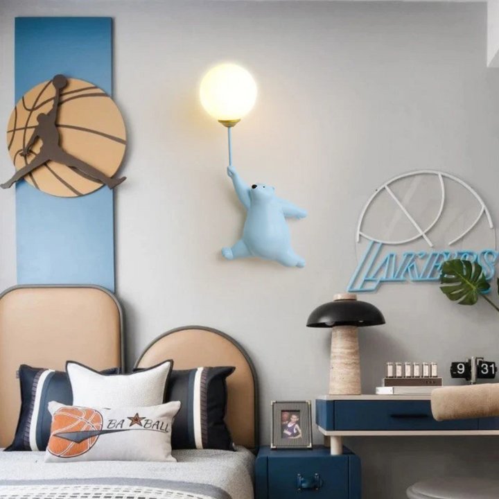 Designer Bear LED Wall Lamp - TeddyGlow | Bowlift