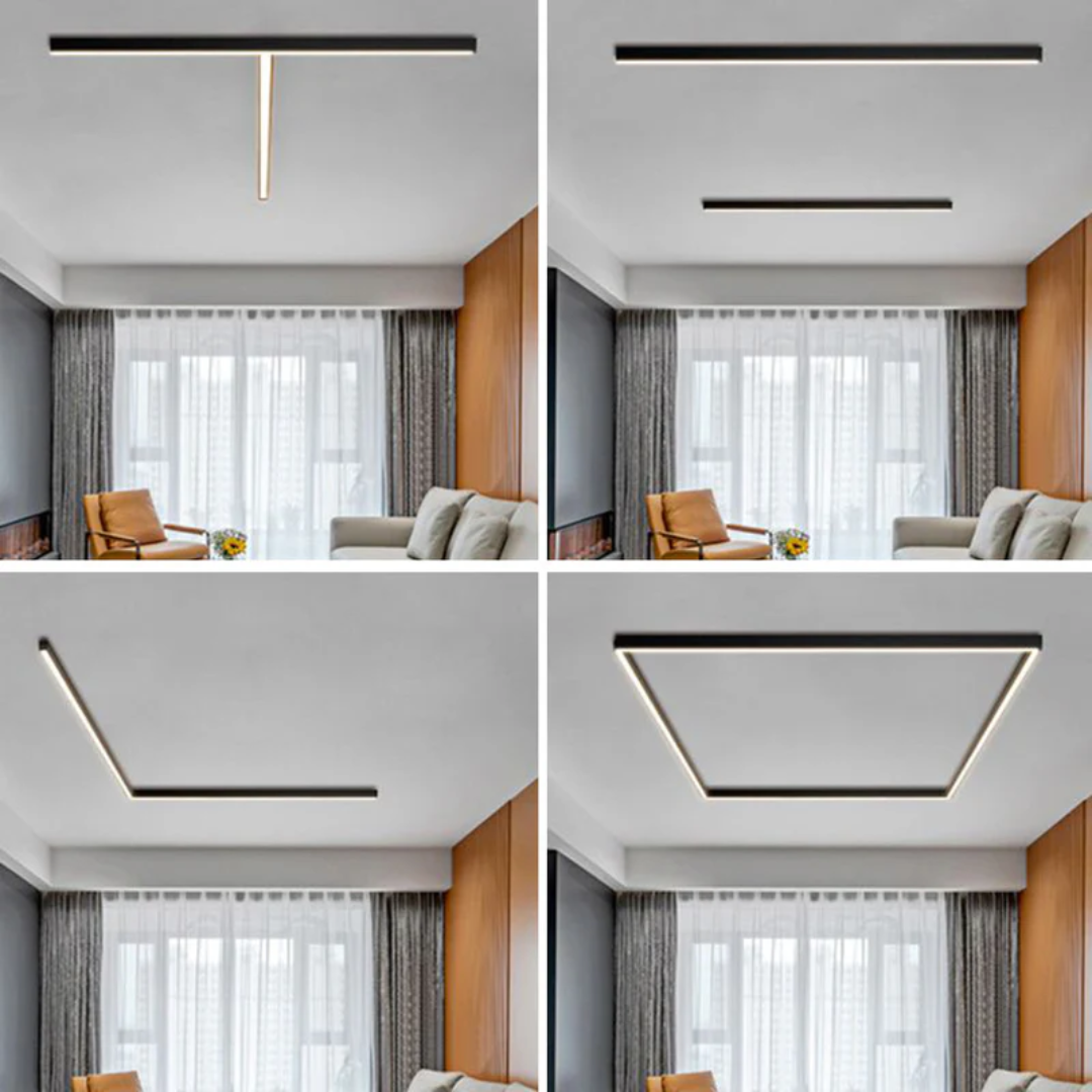 Modern Linear LED Ceiling Lighting Bowlift