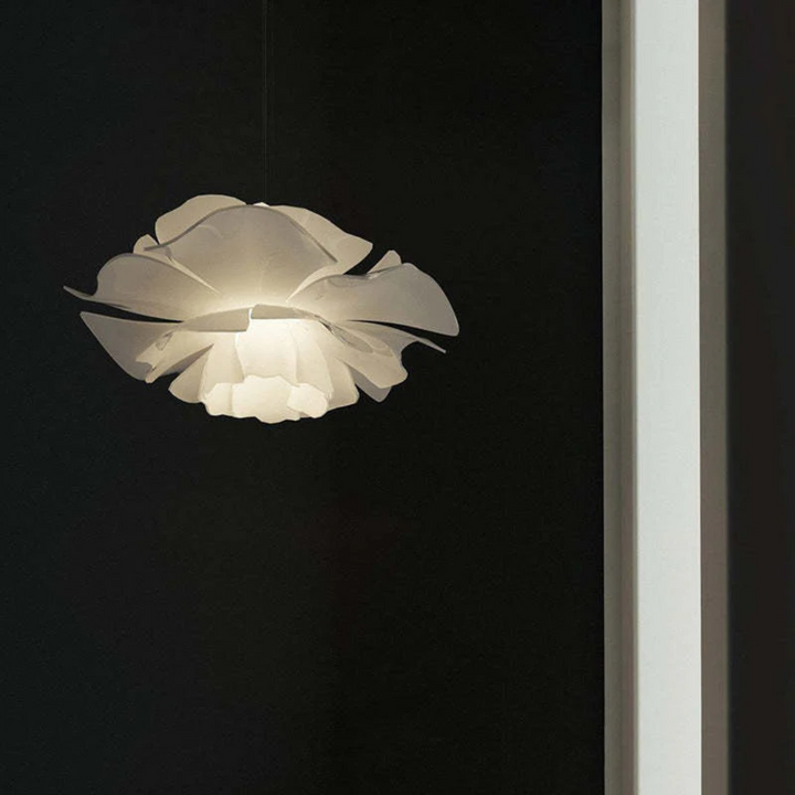BowLift | Design Pendant Lamp Flower White Metal - Sophia