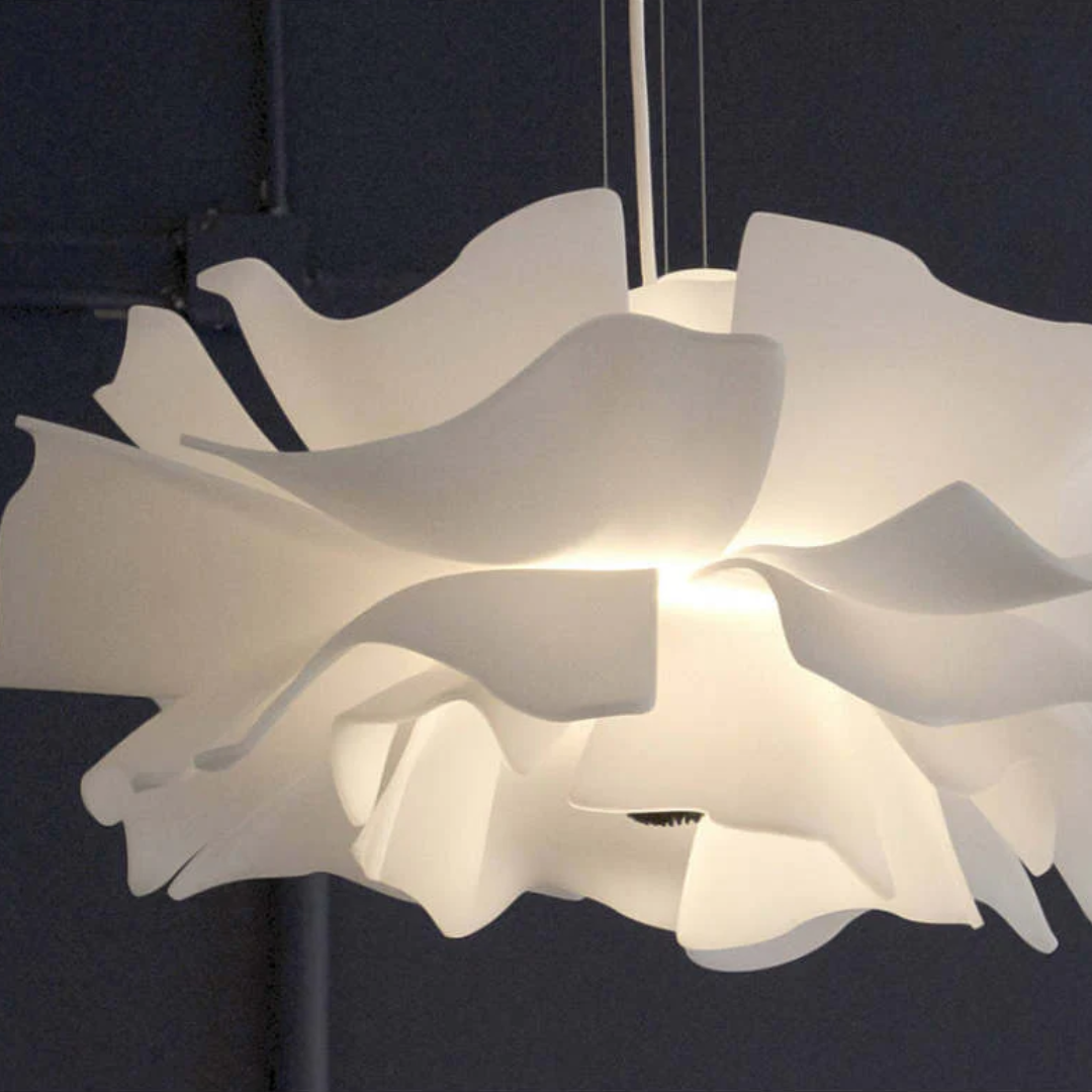 BowLift | Design Pendant Lamp Flower White Metal - Sophia