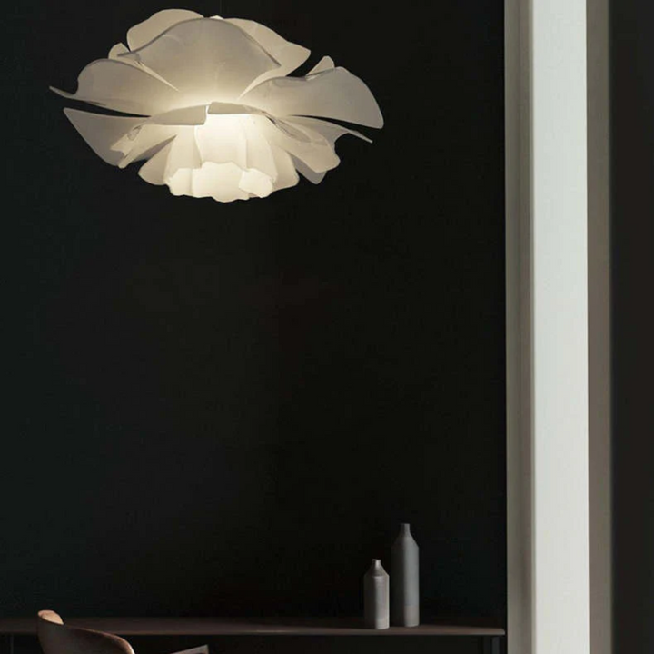 BowLift | Design Pendant Lamp Flower White Metal - Sophia
