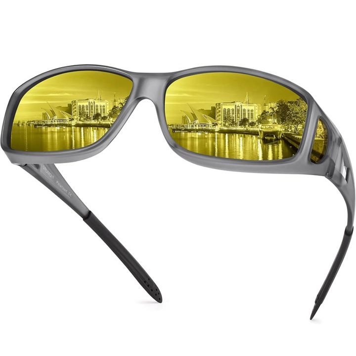 BowLift | Jeremy Night Vision Polarised Driving Glasses – Anti-Glare Glasses for Safer Night Driving