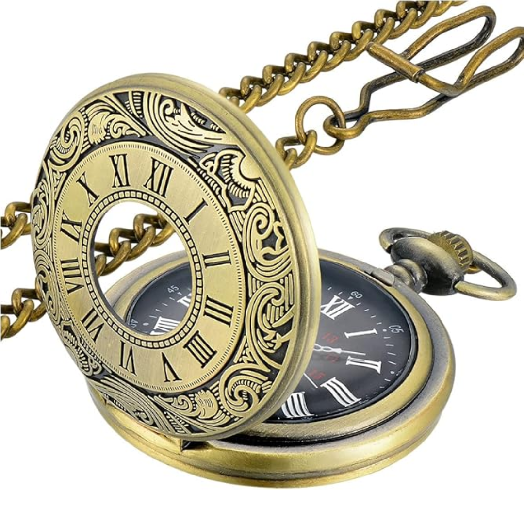 Classic Retro Pocket Watch for Men Bowlift