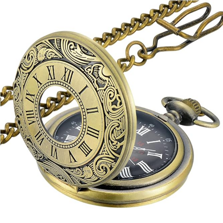 Classic Retro Pocket Watch for Men Bowlift